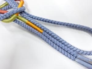 未使用品　正絹　手組帯締め